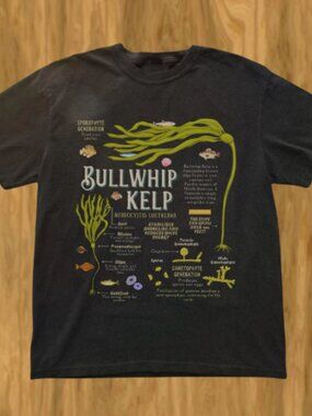 Bullwhip Kelp T-Shirt Black
